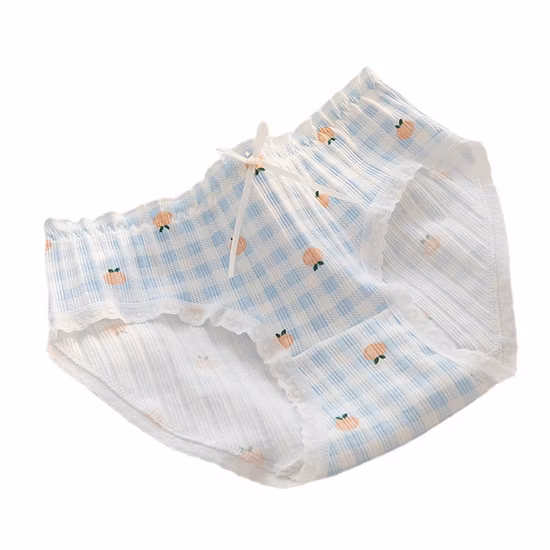 S-Shaper Ladies Menstrual Period Underwear MID Waist Cotton Lace Leak-Proof Postpartum Briefs