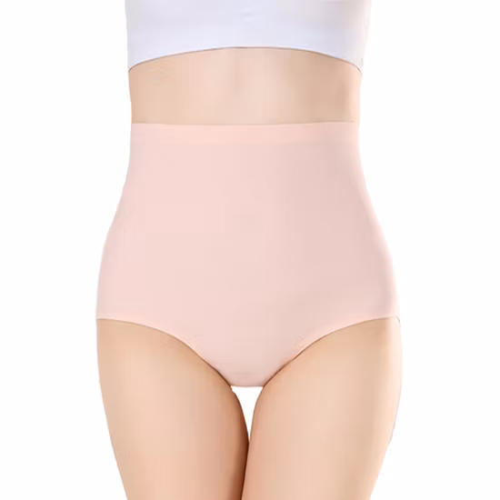 S-Shaper Feminino Shorts masculinos anti-irritação Cintura alta Ice Silk Cotton Butt Lifter Cintura fina Cuecas perna longa
