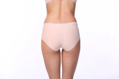 Cueca calcinha feminina elástica pura plus size de algodão liso