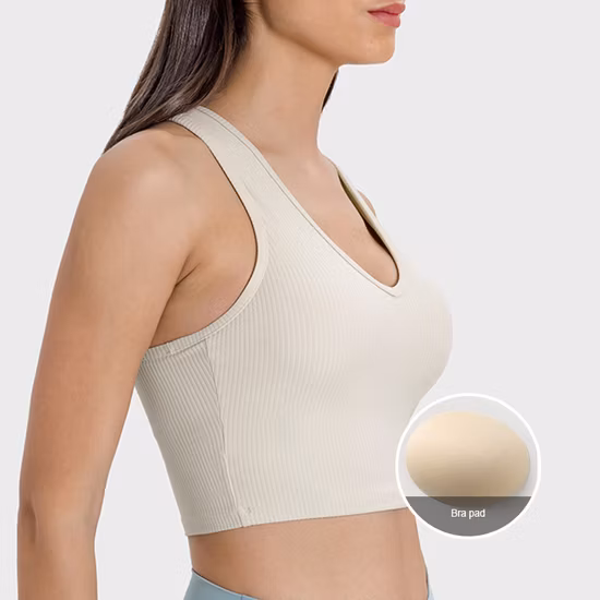 Sutiã esportivo sem costura para academia, respirável, frontal, zíper, ajustável, costas, tamanho grande, sutiã esportivo para ioga